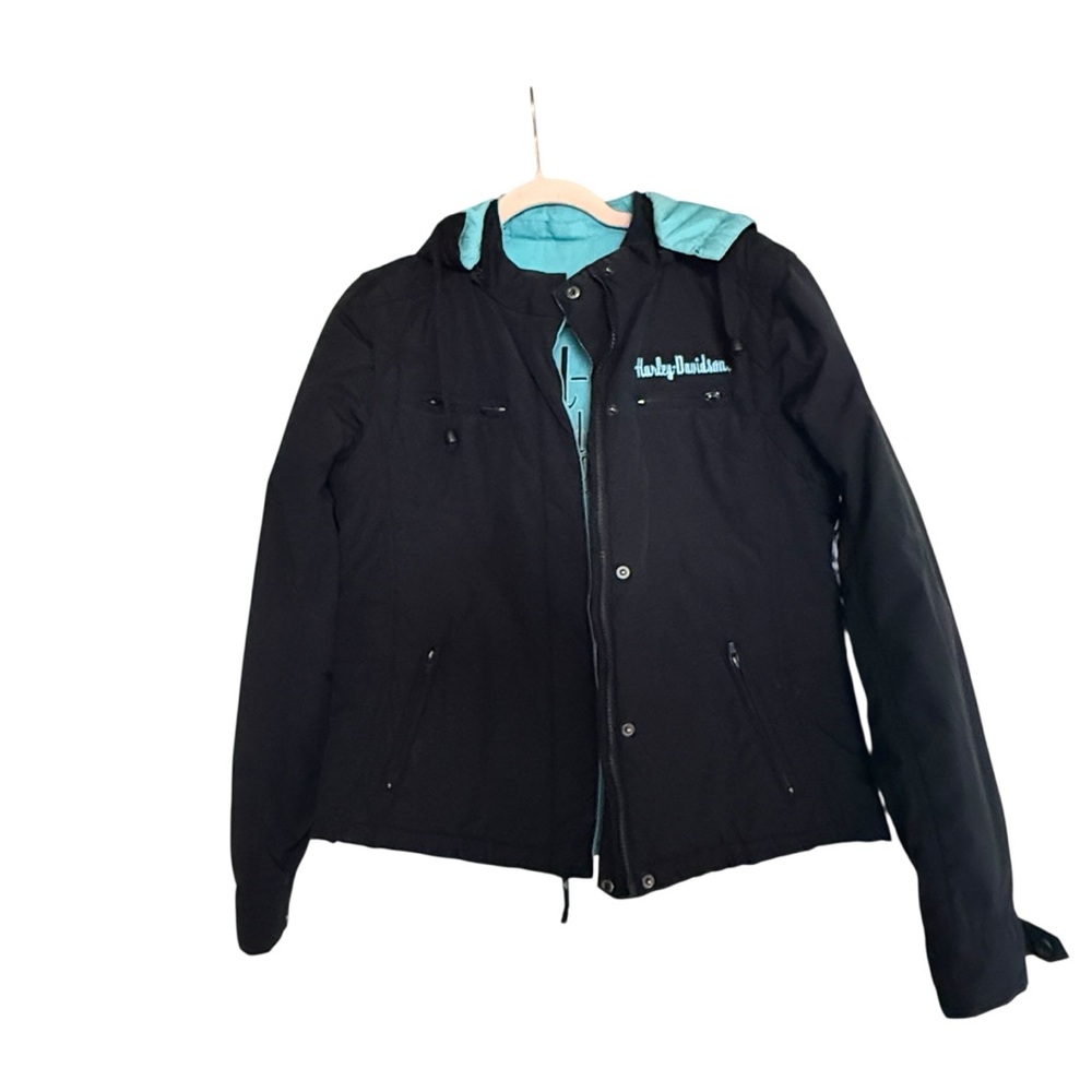 Harley-Davidson Reversible Women’s Jacket with Removable Sleeves